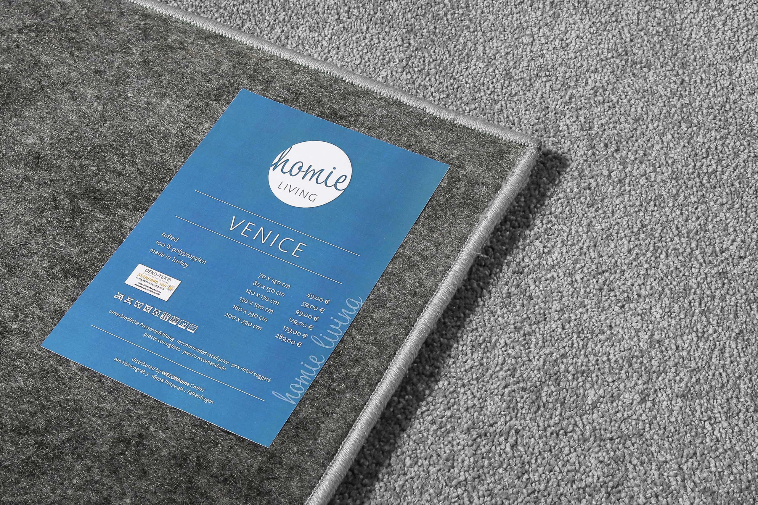 homie-living-teppich-venice-grau-kurzflor-soft image 5