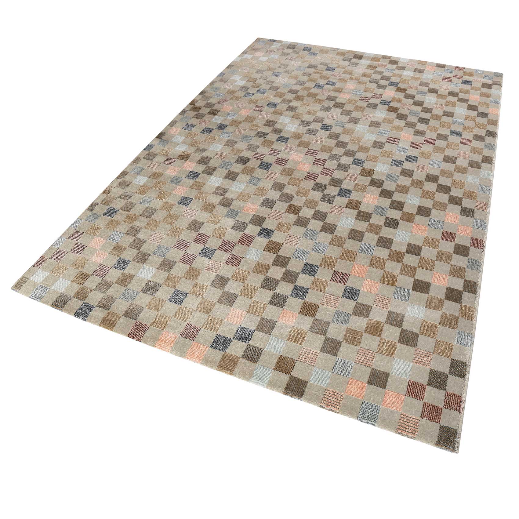 weconhome-teppich-beige-bunt-kurzflor-physical-2-0-gewebt image 2