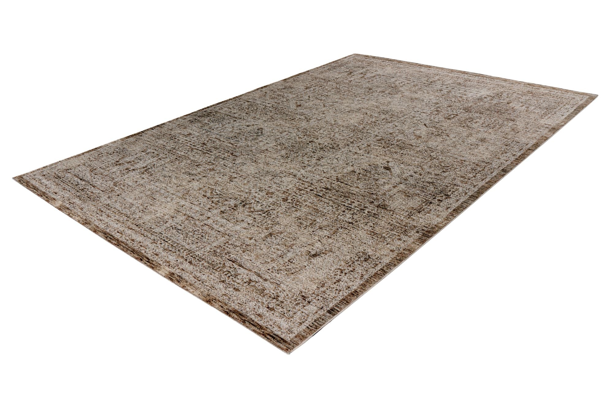 kayoom-teppich-amora-259-kurzflor-teppich-creme-11-mm-florh-he-pflegeleicht-poly image 2