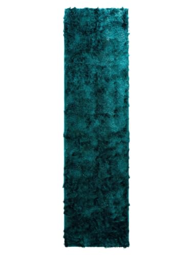 benuta-nest-hochflorteppich-whisper-t-rkis-80x300-cm-kuscheliger-langflor-teppic image 8