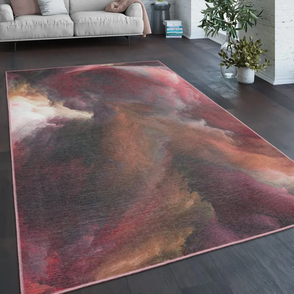 paco-home-waschbarer-teppich-flachgewebe-abstrakt-farbverlauf-60x100-cm-bunt-2 image 1