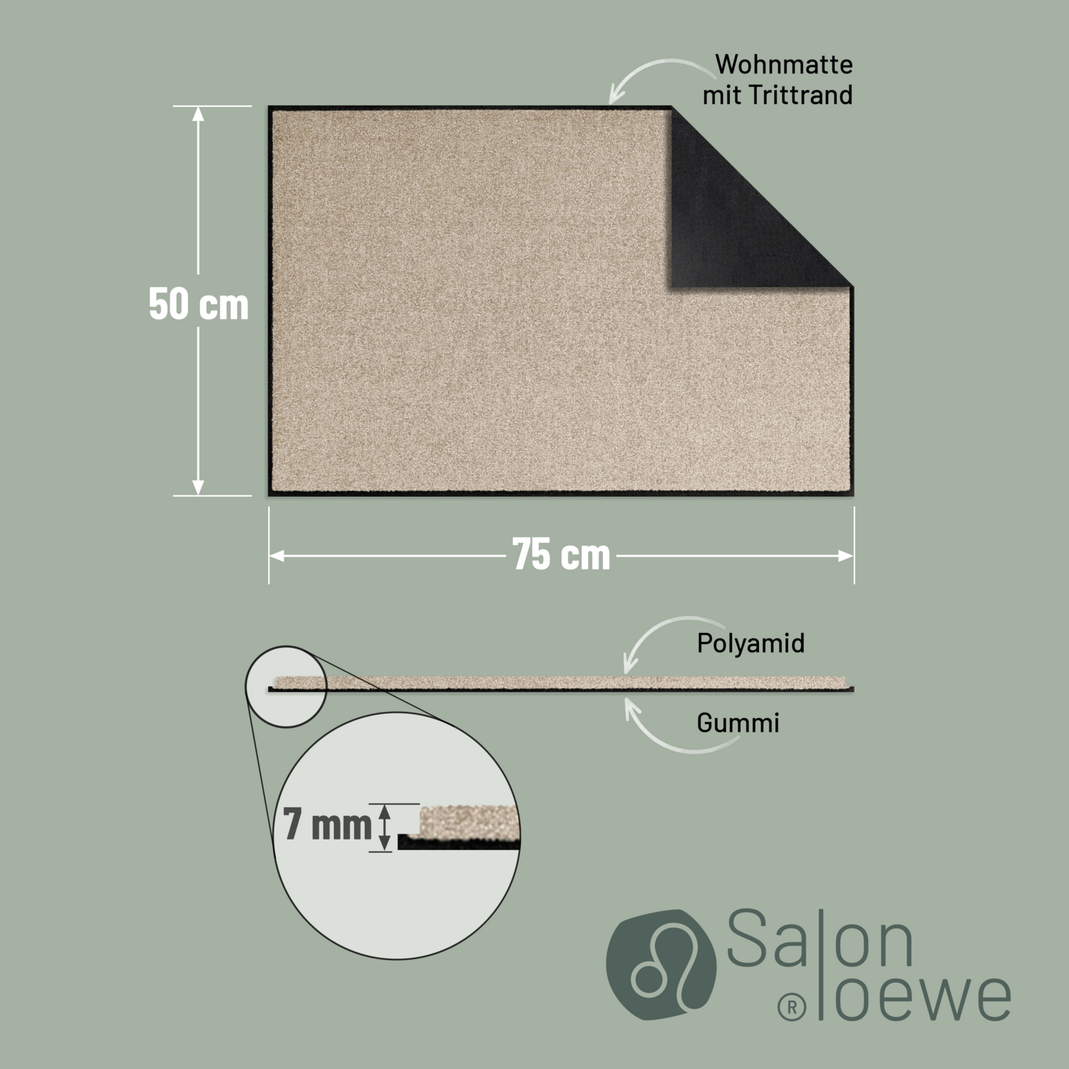 salonloewe-sand-teppich-50-x-75-cm-fu-matte-in-beige-polyamid-rutschfest-made-in image 3