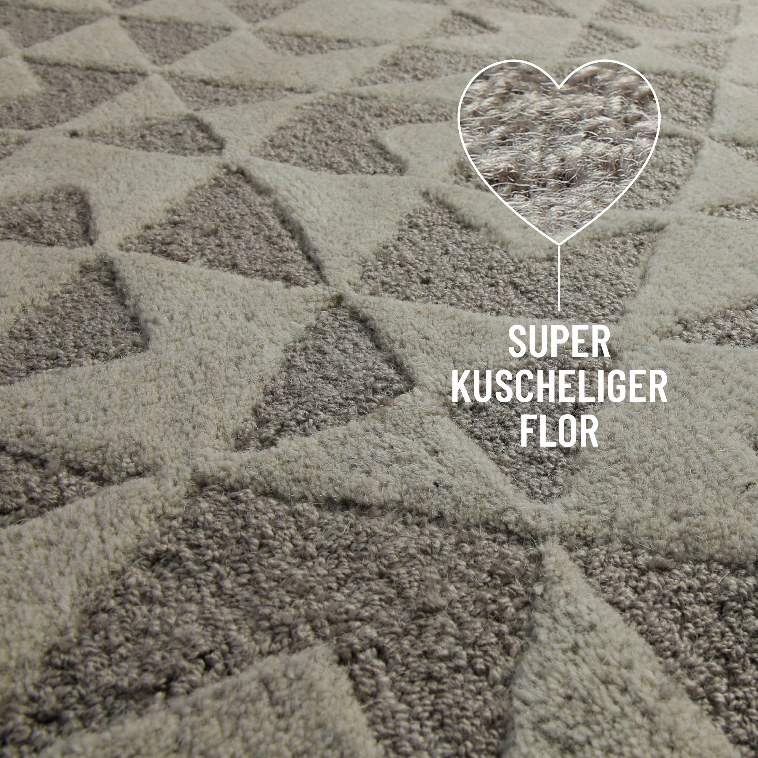 weconhome-downtown-kurzflorteppich-taupe-grau-handgetuftet image 6