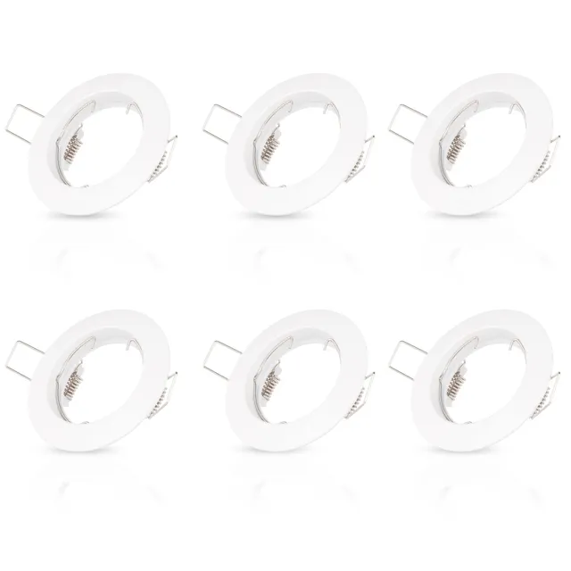 paco-home-einbaustrahler-6er-set-gu10-wei-deckenspots-ohne-leuchtmittel image 1