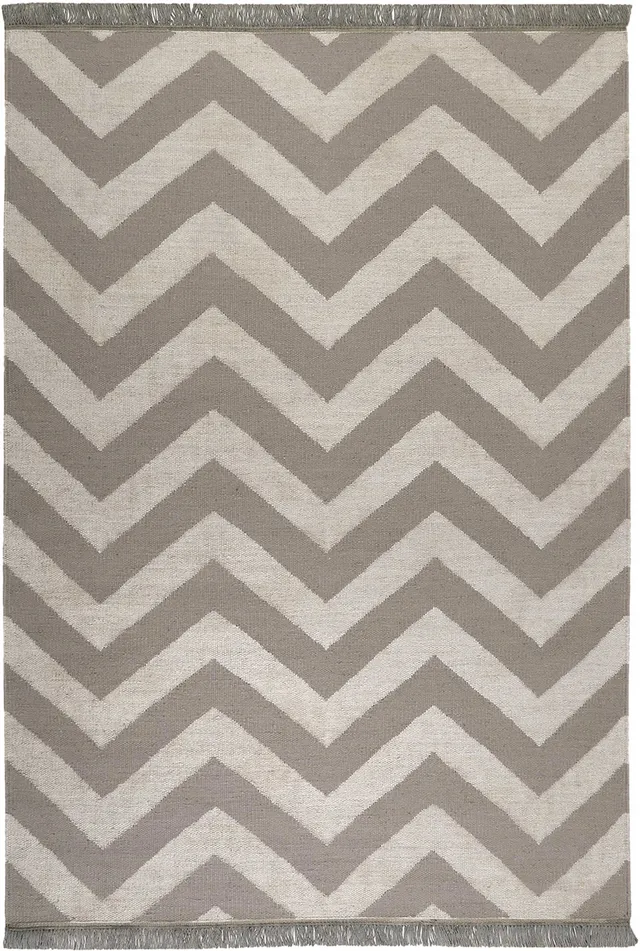 weconhome-kelim-teppich-zig-zag-grau-beige-aus-naturfaser-handgewebt-goodweave image 1