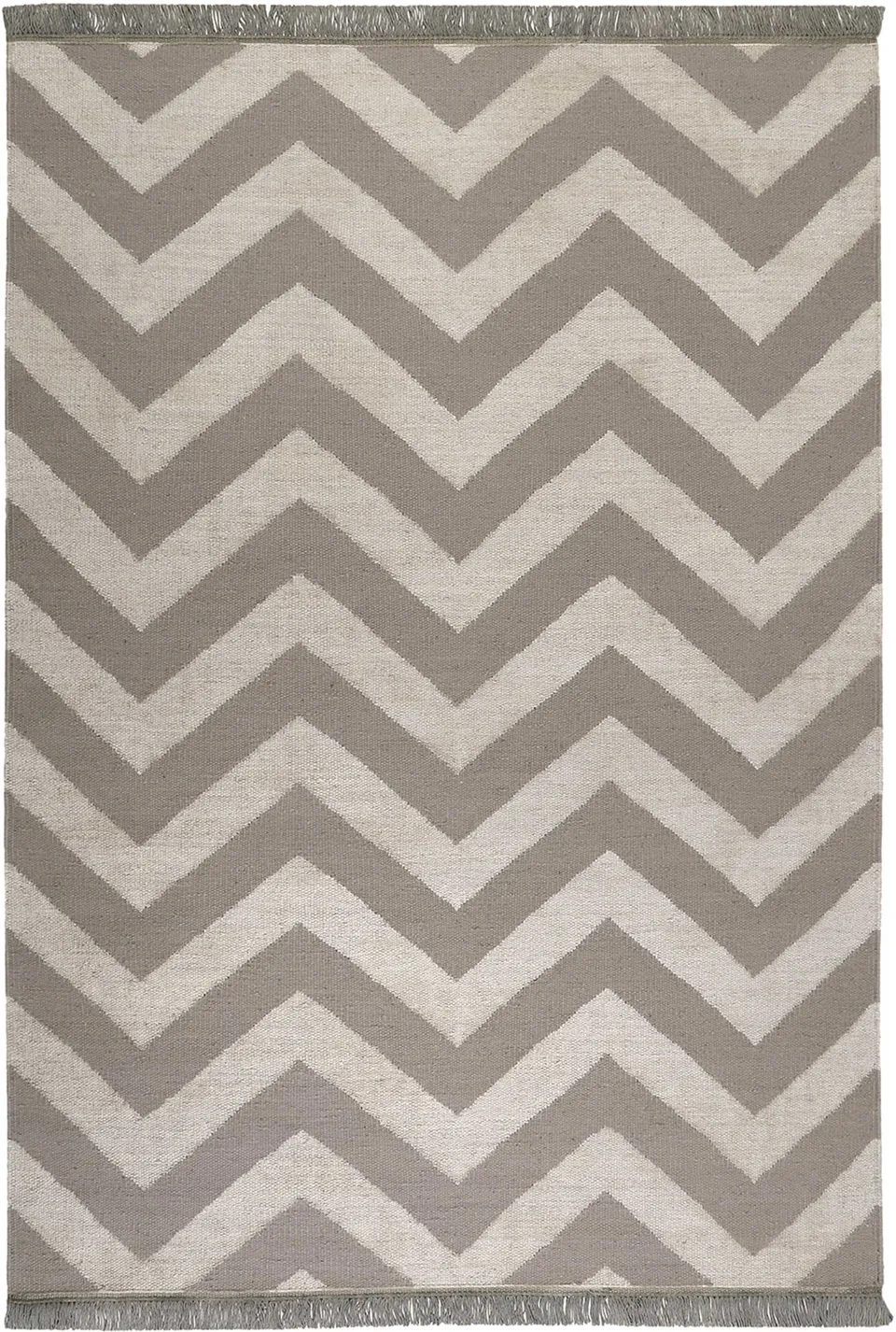 weconhome-kelim-teppich-zig-zag-grau-beige-aus-naturfaser-handgewebt-goodweave image 1