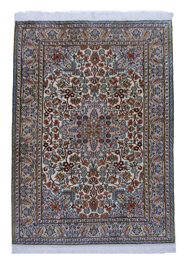 kayoom-kashan-3878-multi-handgewebter-orient-teppich-95x150-cm image 1