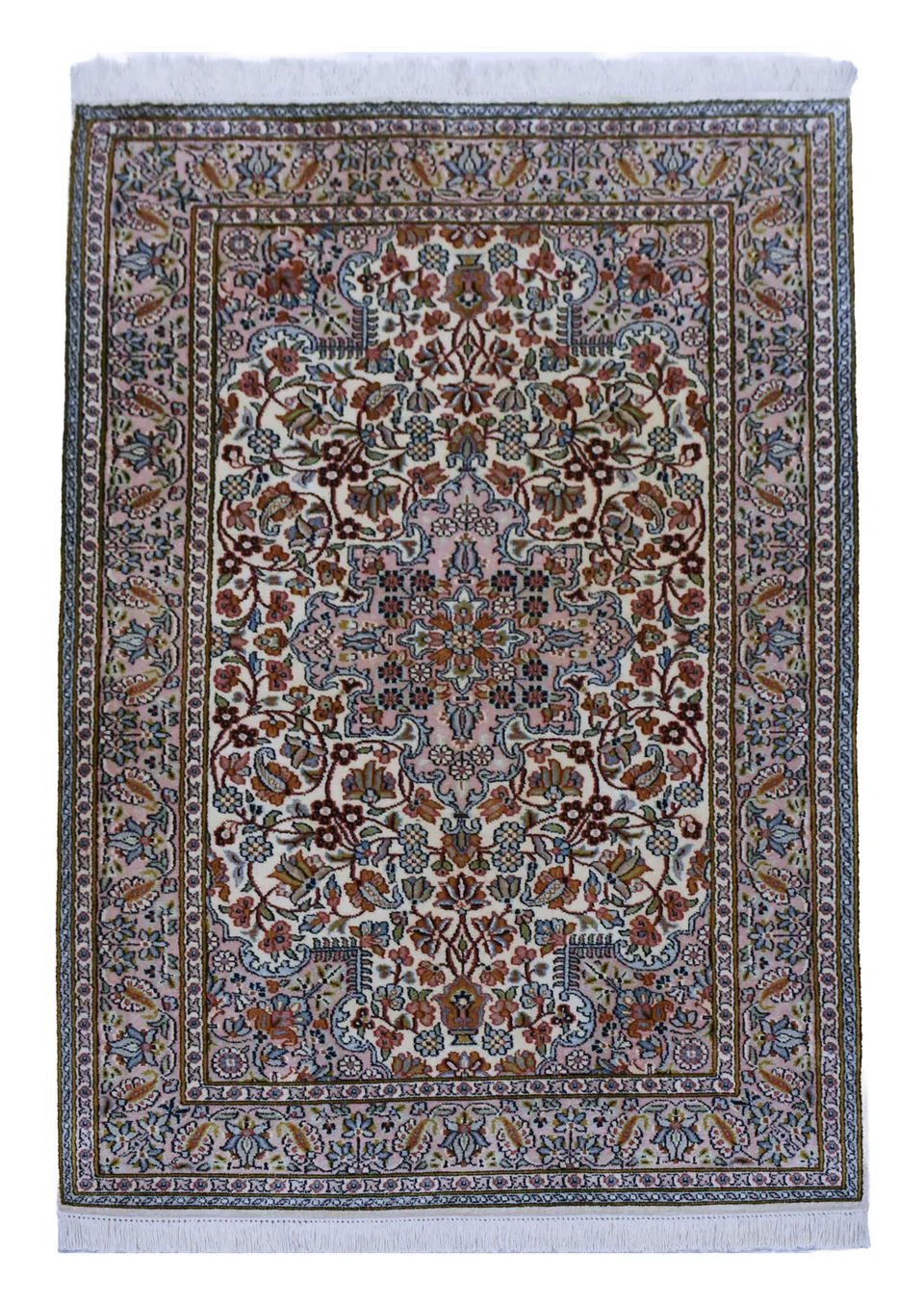 kayoom-kashan-3878-multi-handgewebter-orient-teppich-95x150-cm image 1