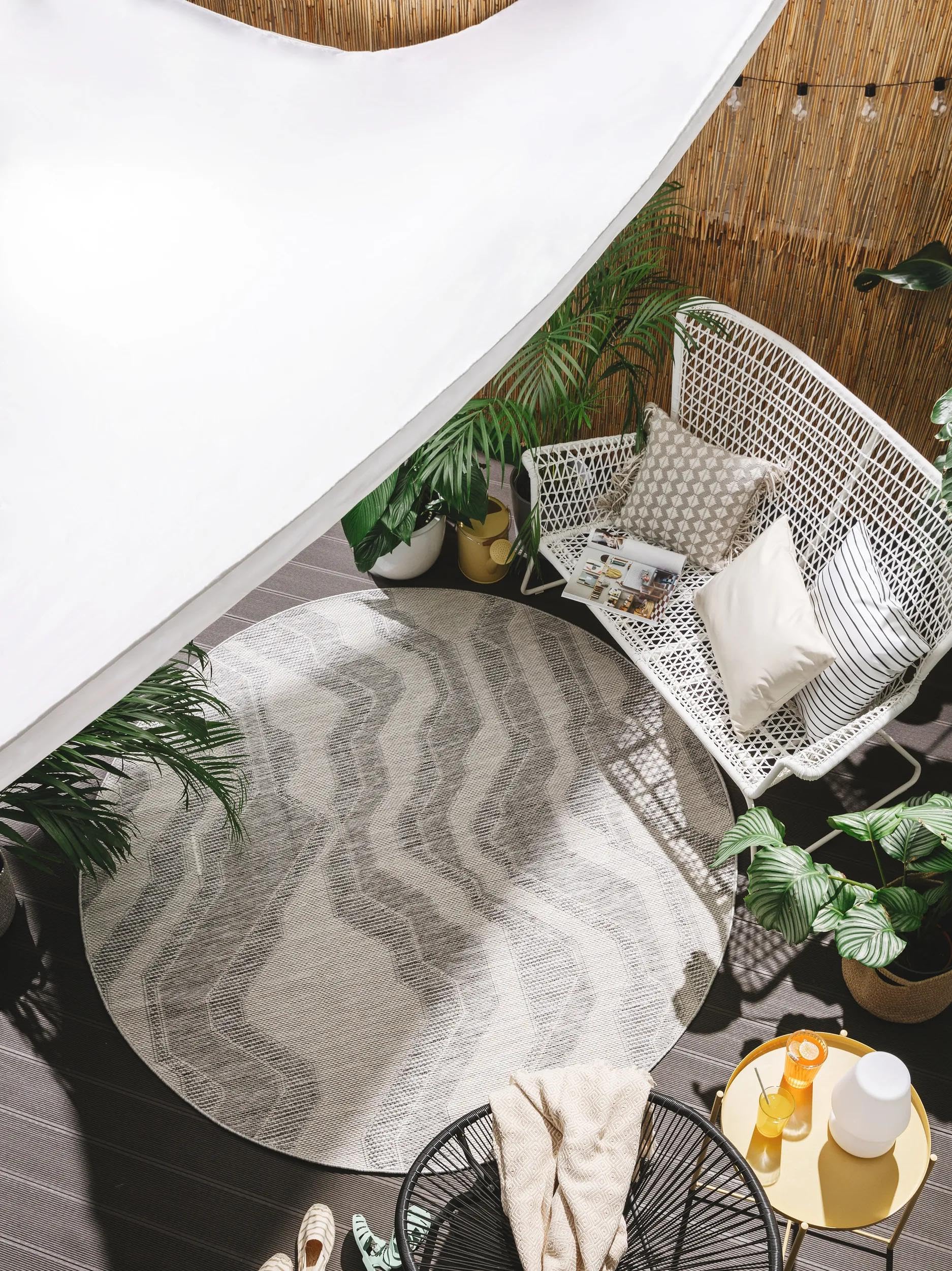 benuta-nest-teppich-bronco-grau-160-cm-rund-polyester-in-outdoor-geometrisch-pfl image 3