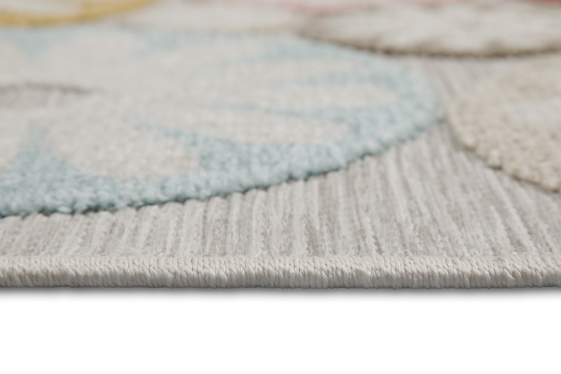 weconhome-flowerdrops-in-und-outdoorteppich-beige-bunt image 5