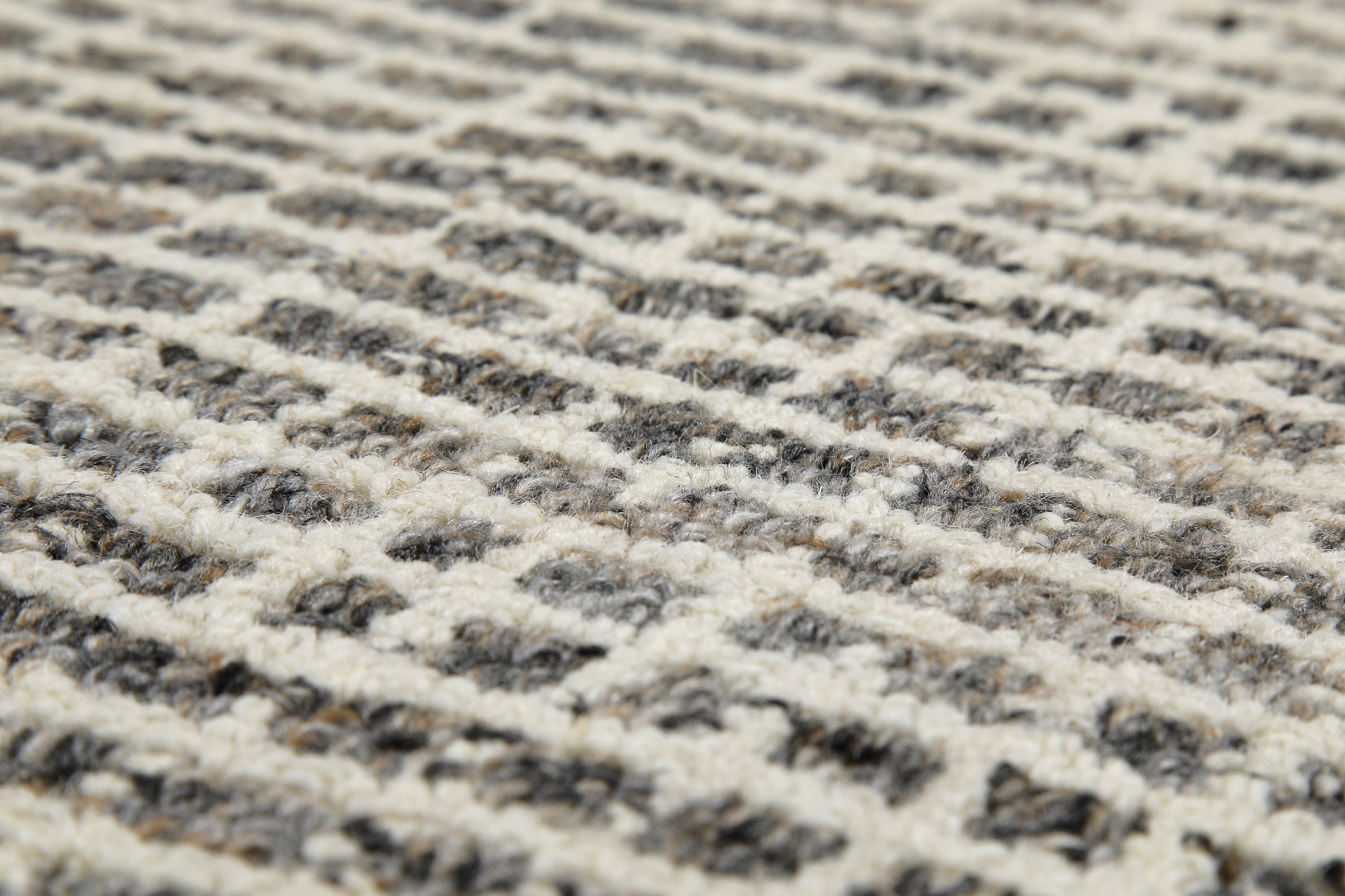 weconhome-hamptons-fourteen-kurzflor-teppich-rund-grau-braun-meliert image 4