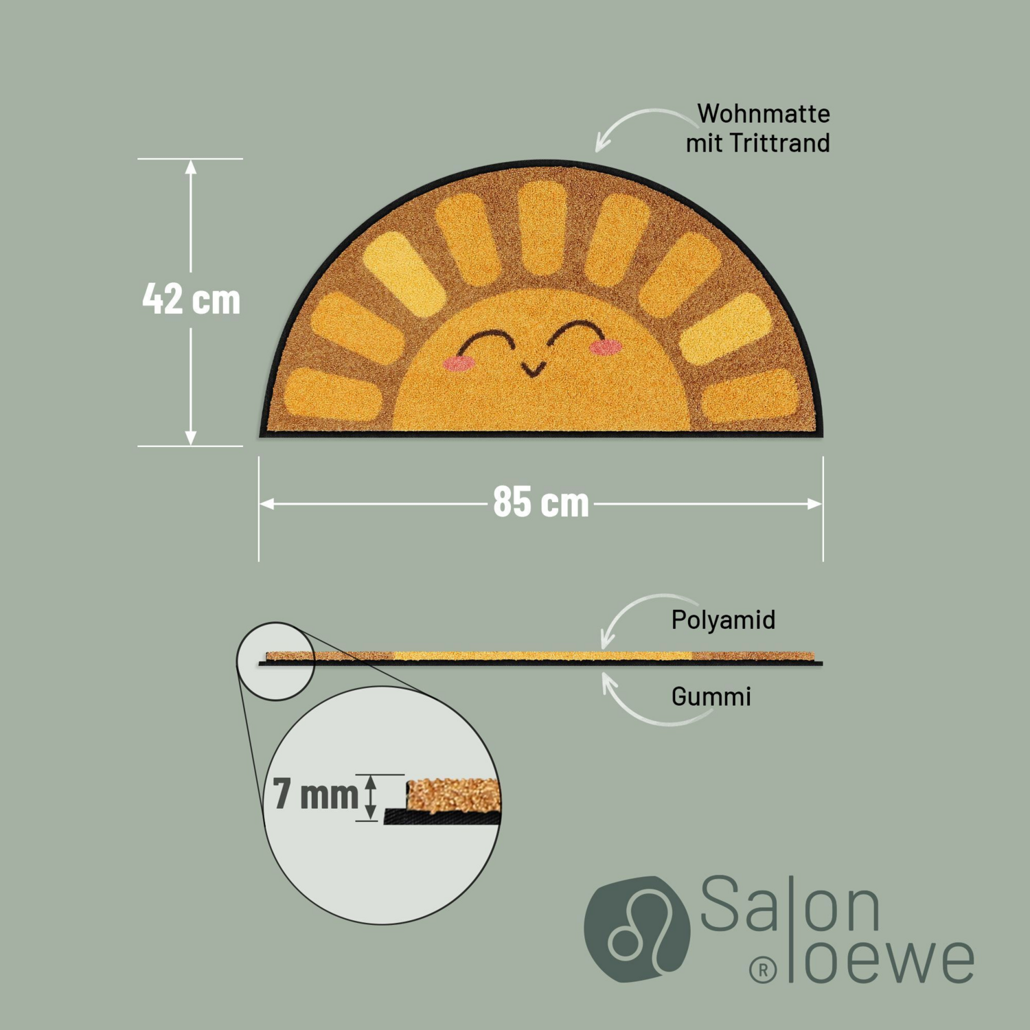 salonloewe-sun-smile-sonderform-42-x-85-cm-fu-matte-mit-fr-hlichem-design image 5