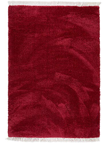 benuta-basic-shaggy-teppich-rot-80x150-cm-hochflor-pflegeleicht-fu-bodenheizungs image 7