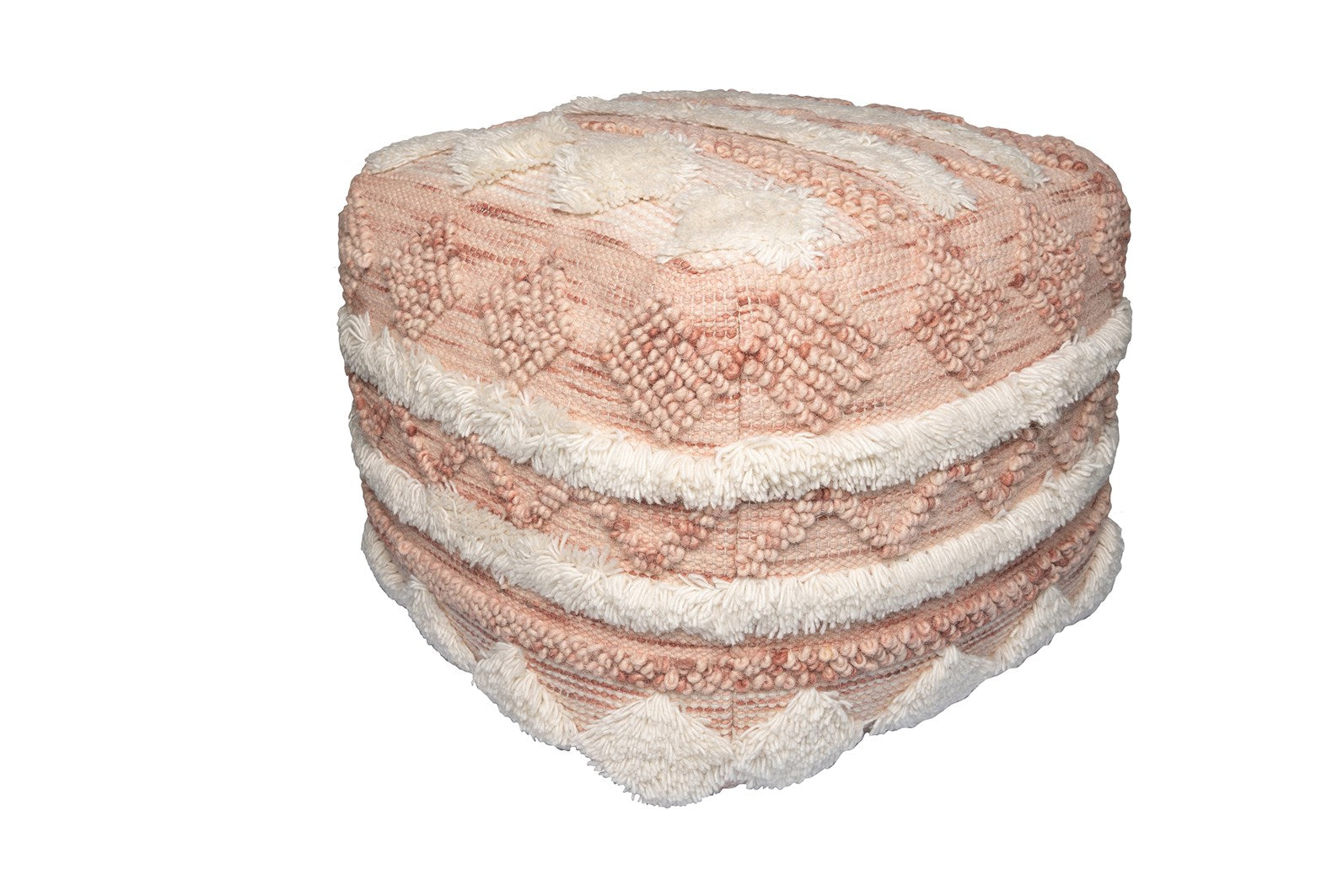 kayoom-bohist-225-pouf-hocker-im-boho-stil-mit-fransen-und-quasten image 2