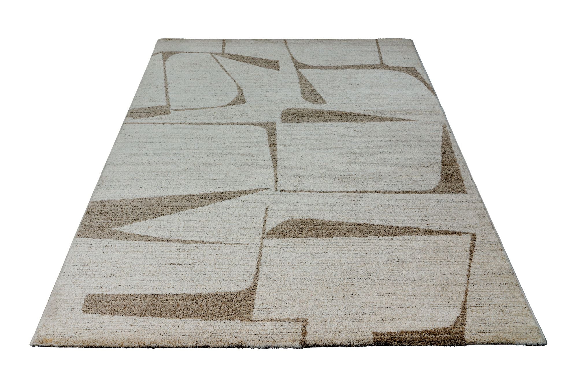 kayoom-napoli-535-kurzflorteppich-creme-polypropylen-jute image 3