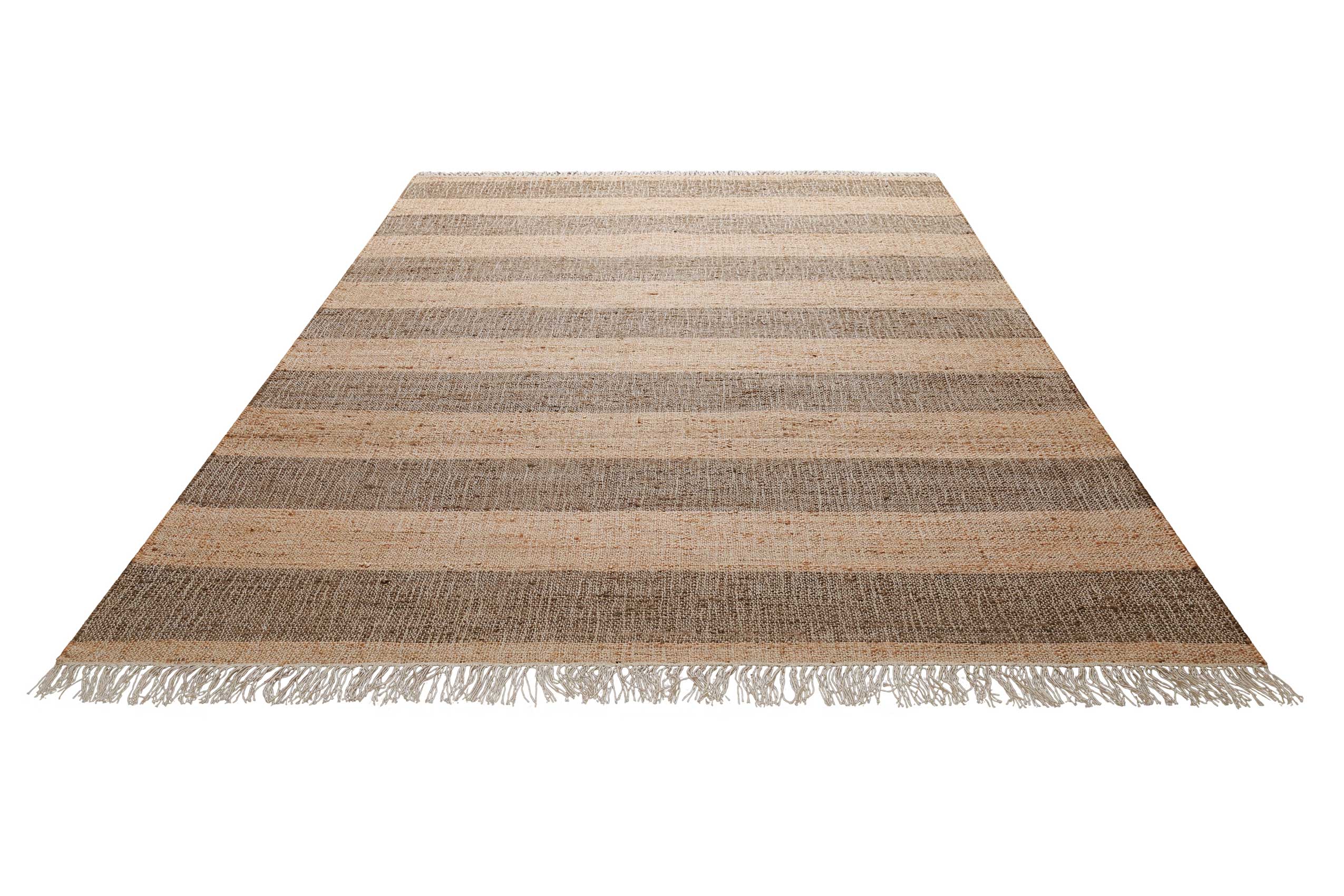weconhome-green-looop-teppich-virgil-beige-braun-handweb-naturfaser-streifen image 3