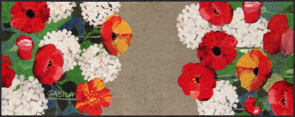 salonloewe-gabilas-fiori-l-ufer-75-x-190-cm-blumenmotiv-schmutzfangmatte image 1