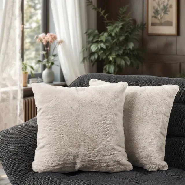 paco-home-shaggy-kunstfell-kissenbezug-2er-set-beige-flauschig image 1