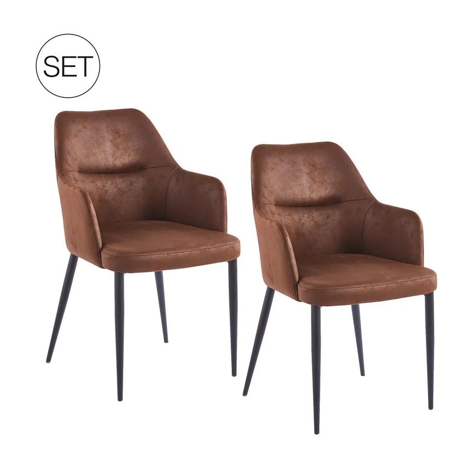 kayoom-merit-225-stuhl-2er-set-handgefertigter-esszimmer-und-wohnzimmerstuhl image 1