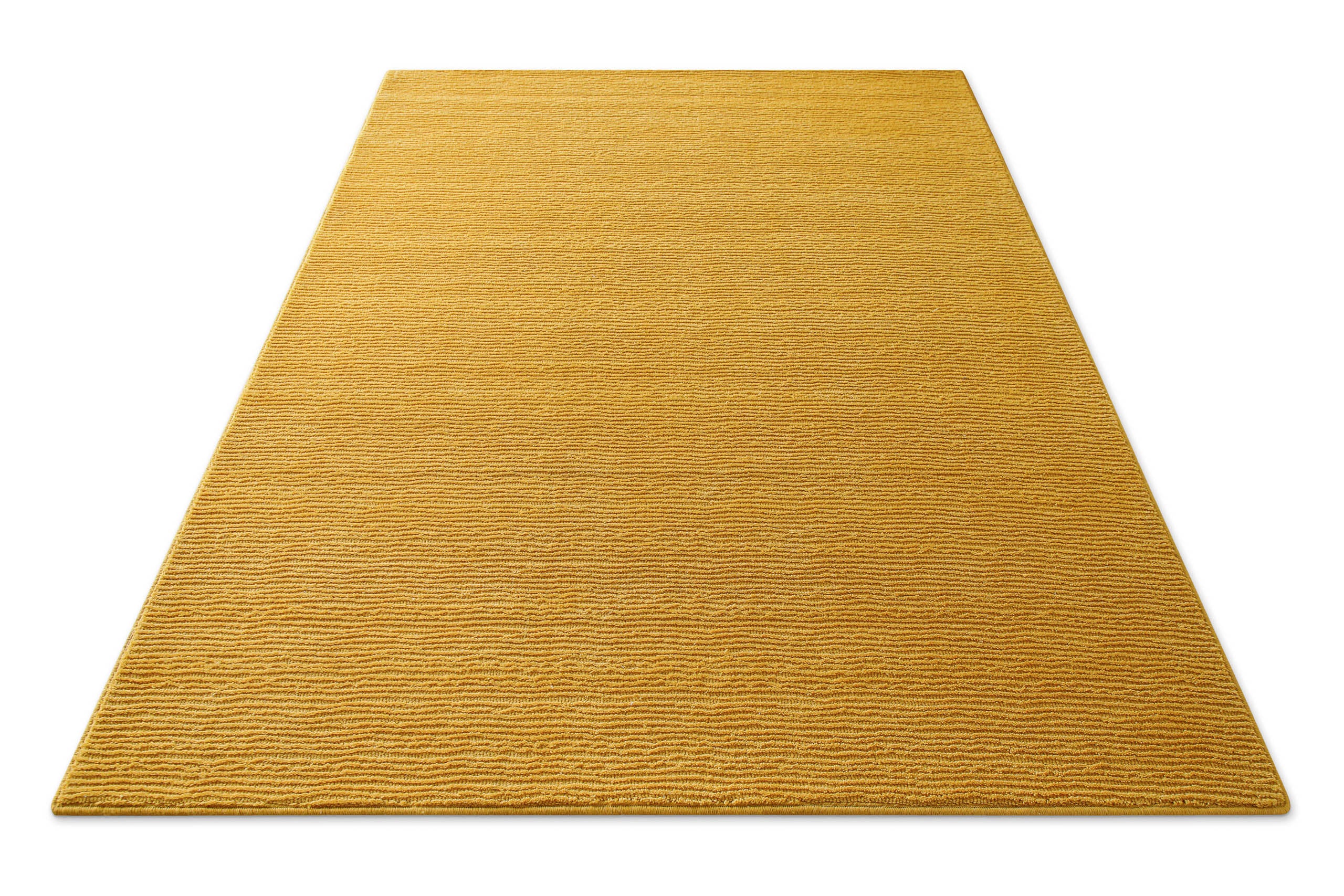 weconhome-castello-one-kurzflor-teppich-gelb-schurwolle image 3