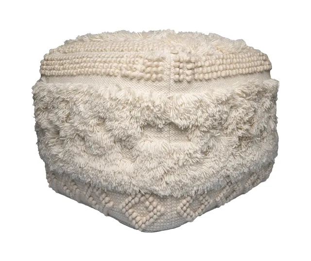 kayoom-bohist-125-pouf-l-ssiger-boho-stil-mit-fransen-und-quasten image 1