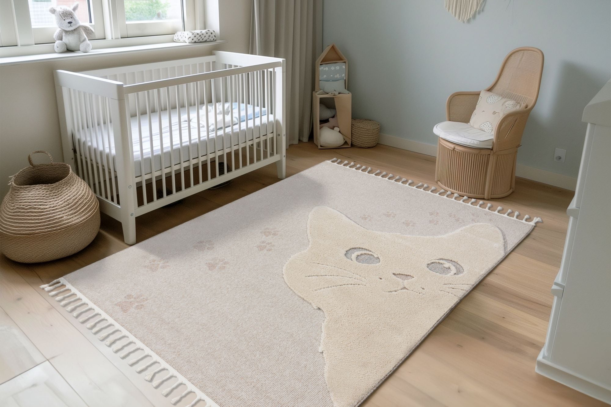 kayoom-modena-421-kinderzimmerteppich-taupe-9-mm-kurzflor-47-50-statt-95-00 image 5