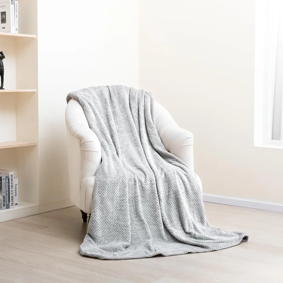 paco-home-waffeldecke-flauschig-grau-150x200-cm-polyester image 1