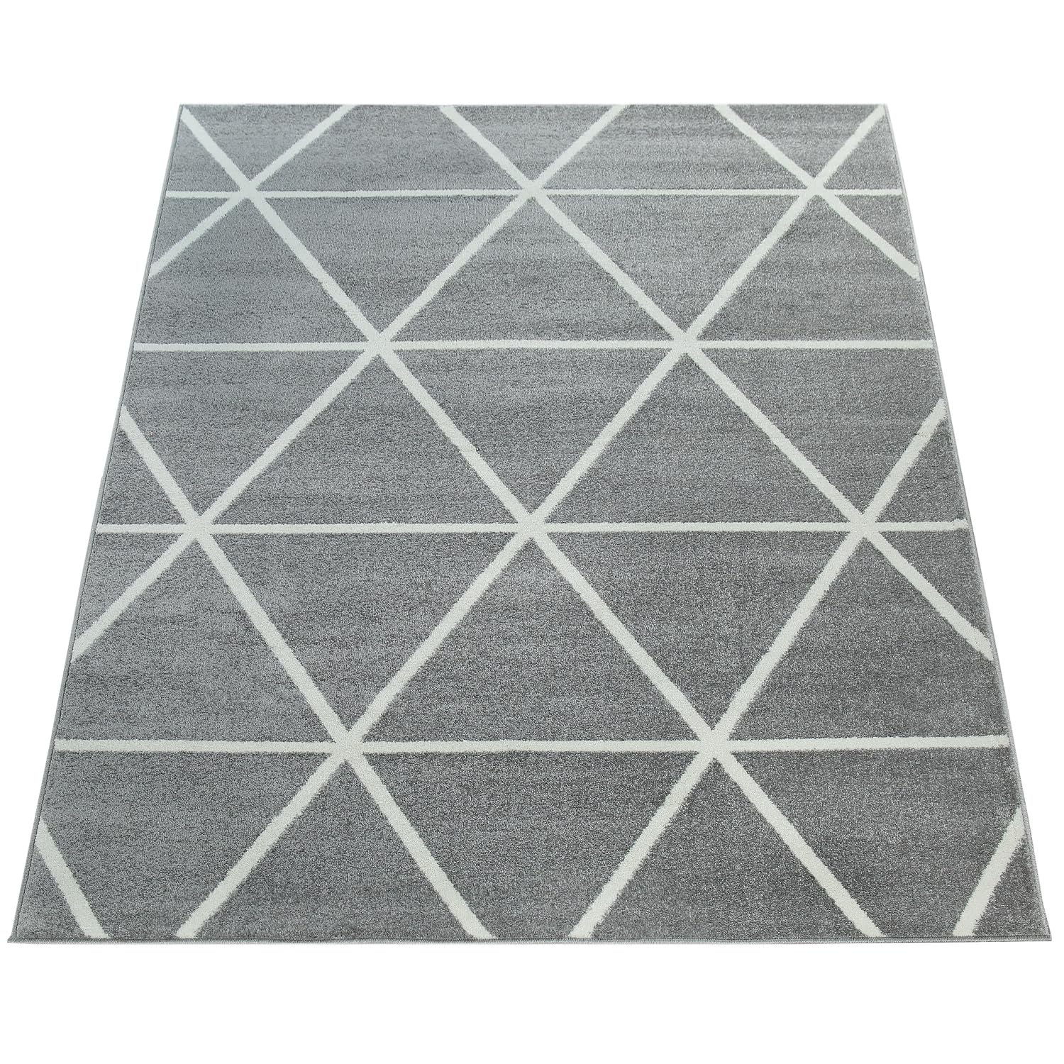 paco-home-teppich-kurzflor-rauten-skandi-grau-wei-120x170-cm image 4