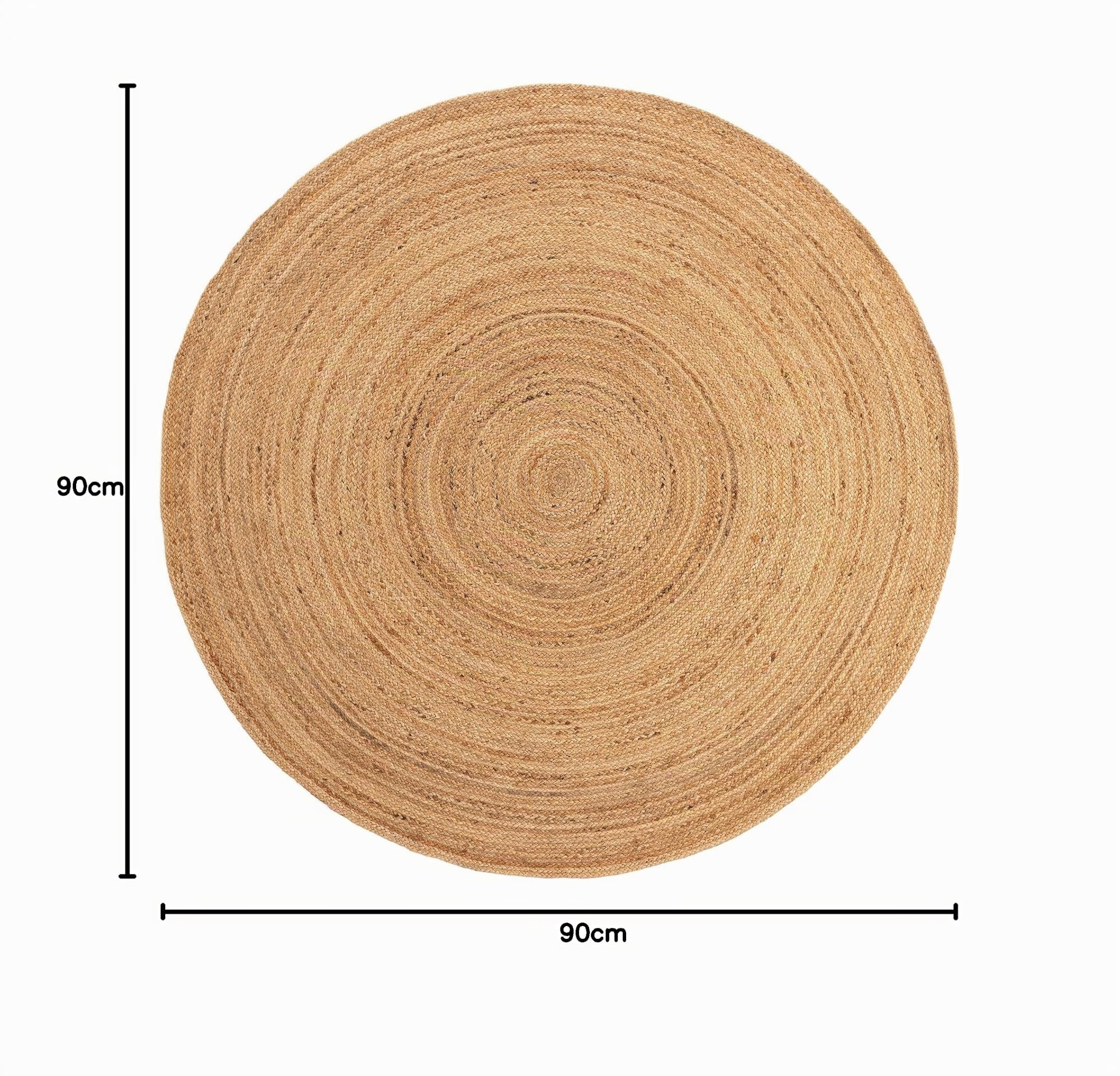 benuta-pure-jutta-jute-teppich-natur-rund-90-cm-handgewebt-boho image 2