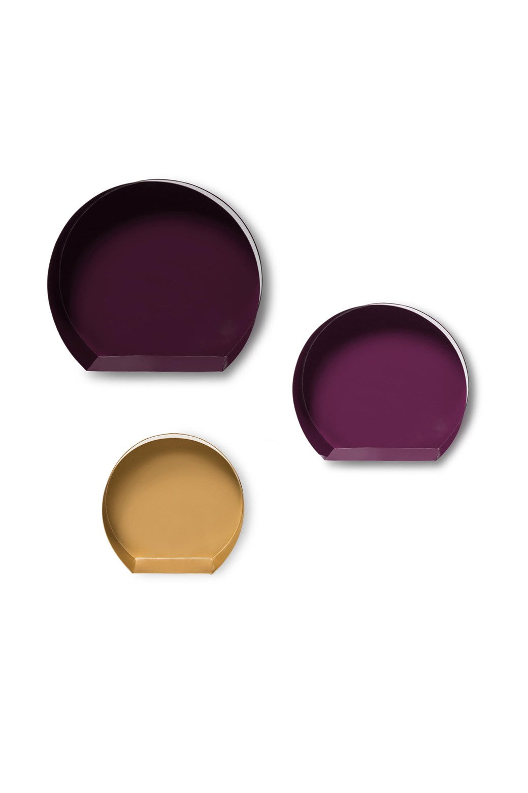 kayoom-wandregal-set-triple-125-3er-set-moderne-farben-rundes-design image 7