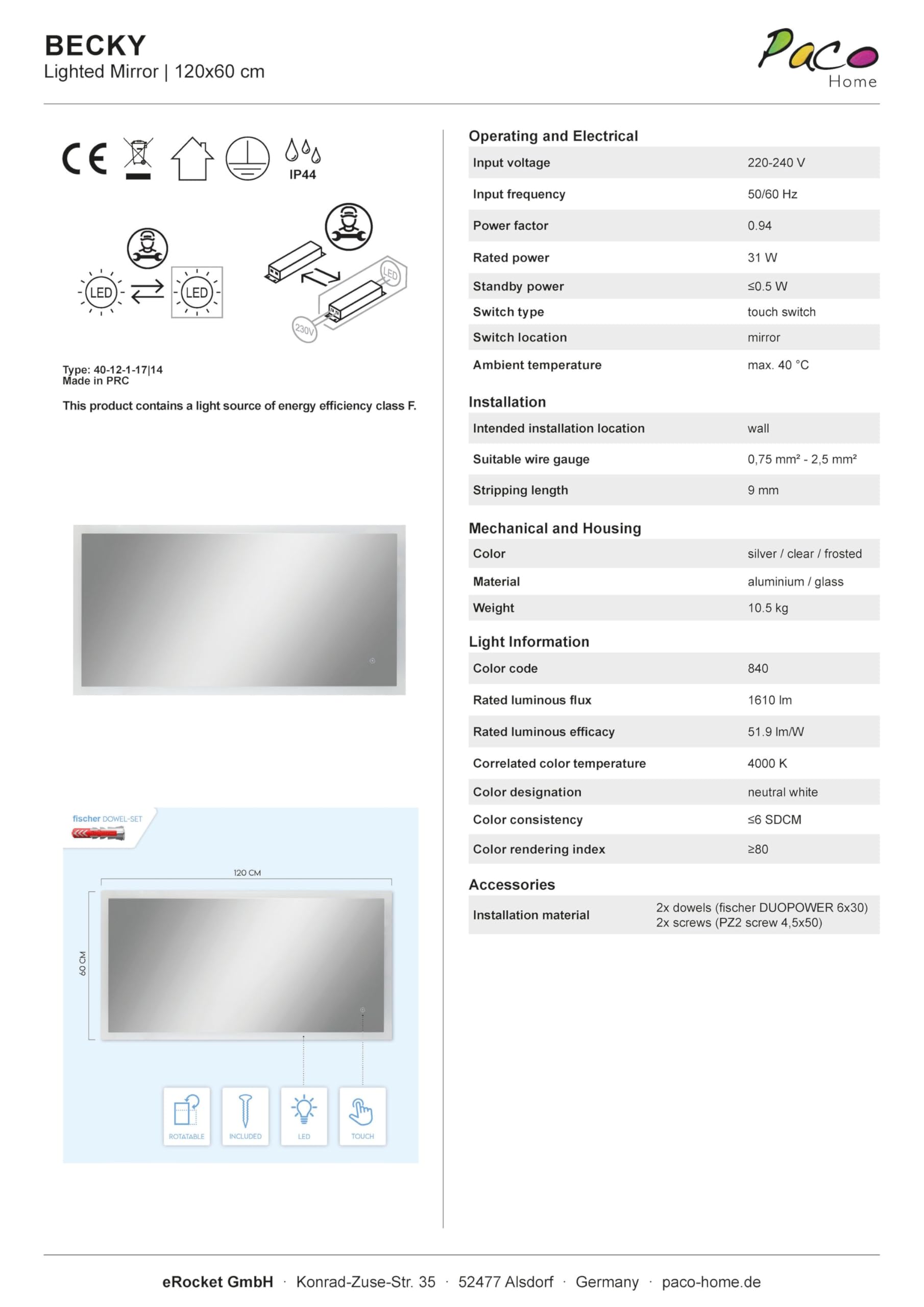 paco-home-badspiegel-mit-beleuchtung-rechteckig-120x60-cm-typ-2-ip44 image 7