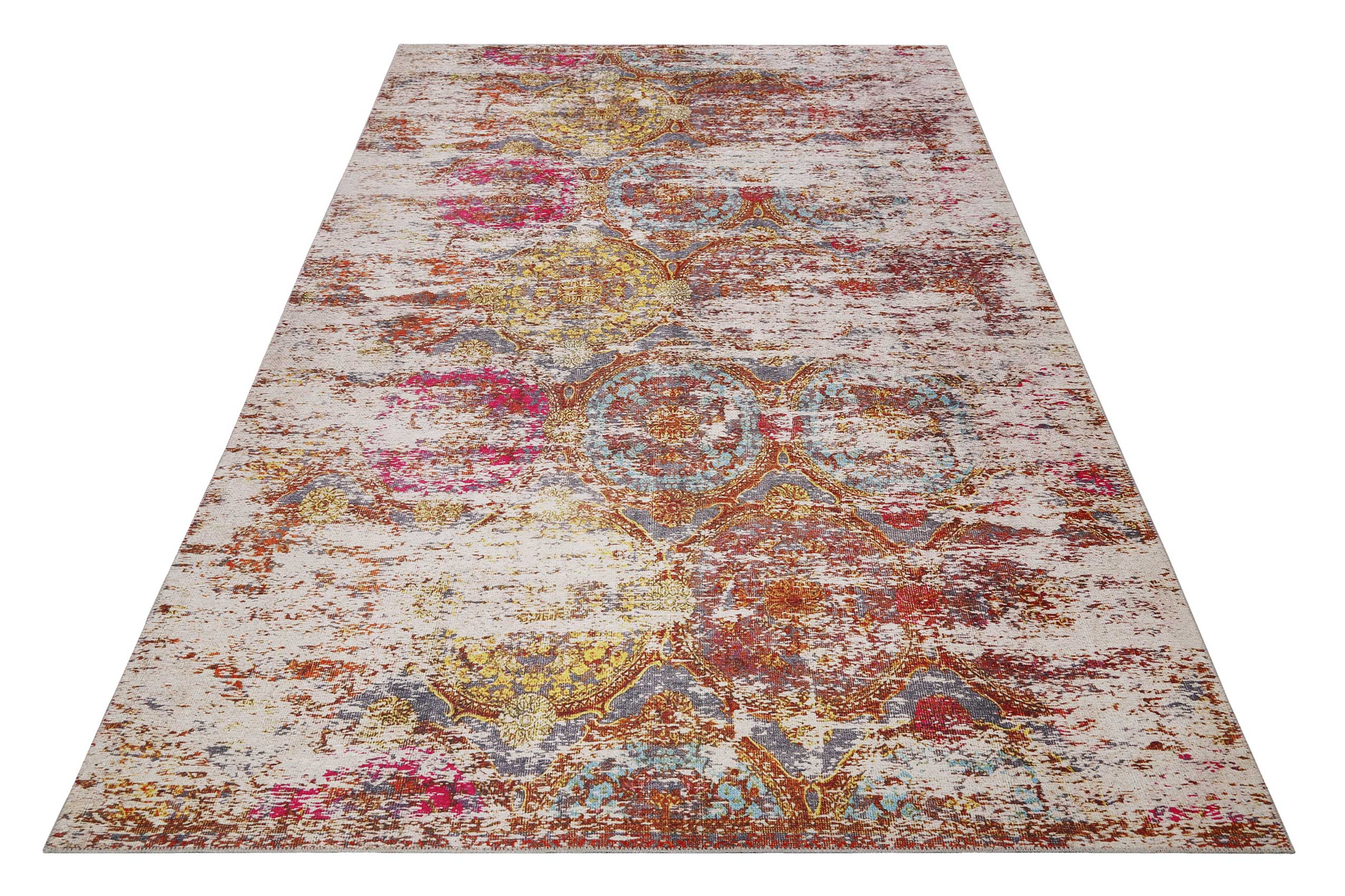 weconhome-focus-teppich-bunt-vintage-kurzflor-gewebt image 2