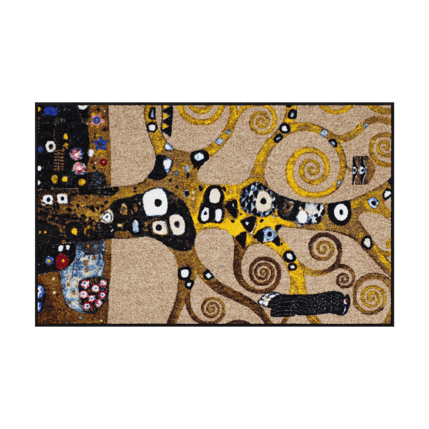 salonloewe-klimt-lebensbaum-l-ufer-75-x-120-cm-k-nstlerische-fu-matte-aus-polyam image 1