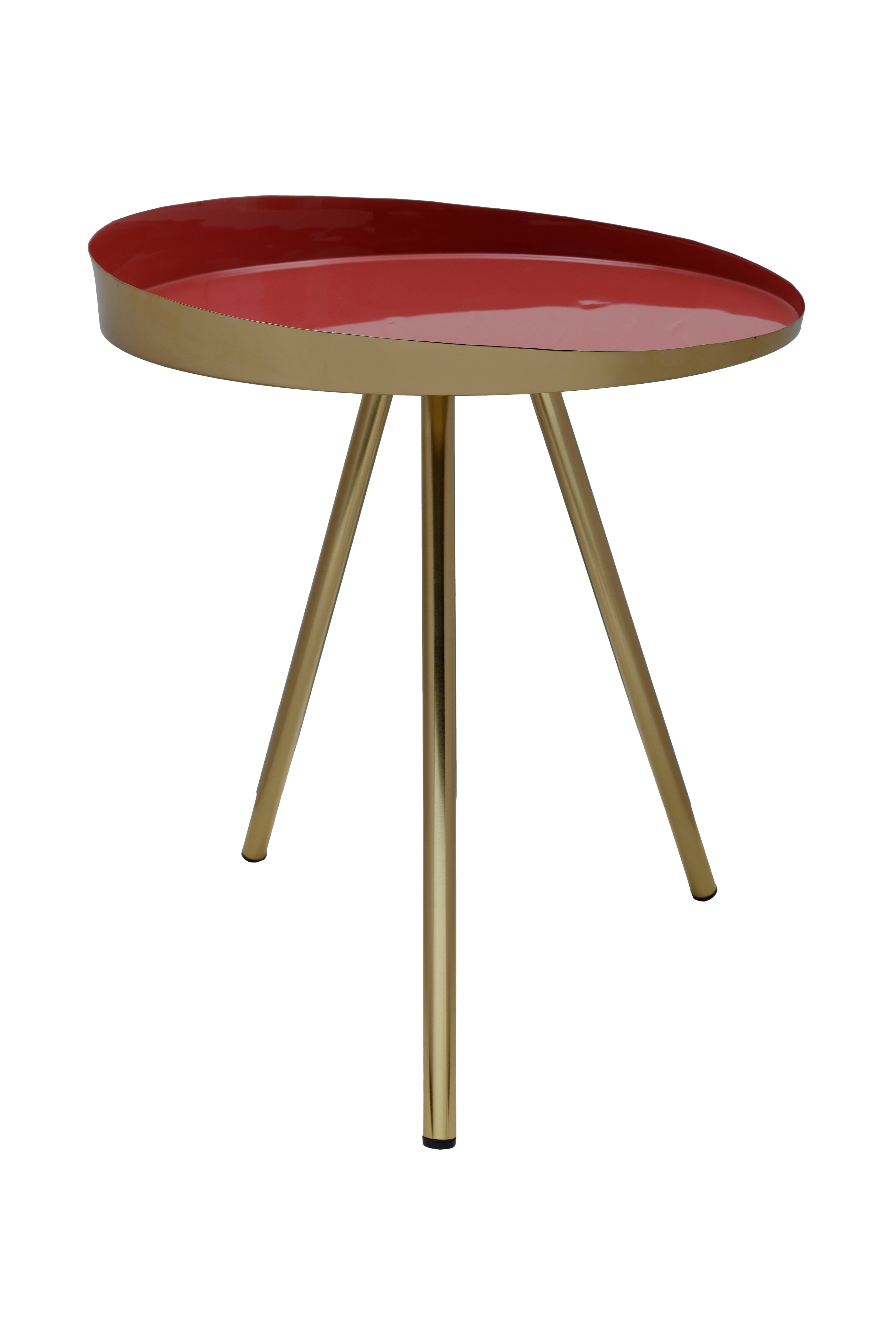 kayoom-beistelltisch-morrison-625-runder-retro-tisch-aus-metall-mit-hohem-rand image 3