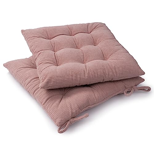 paco-home-sitzkissen-mit-befestigungsb-ndern-40x40-cm-stuhlkissen-indoor-2er-set-10 image 7