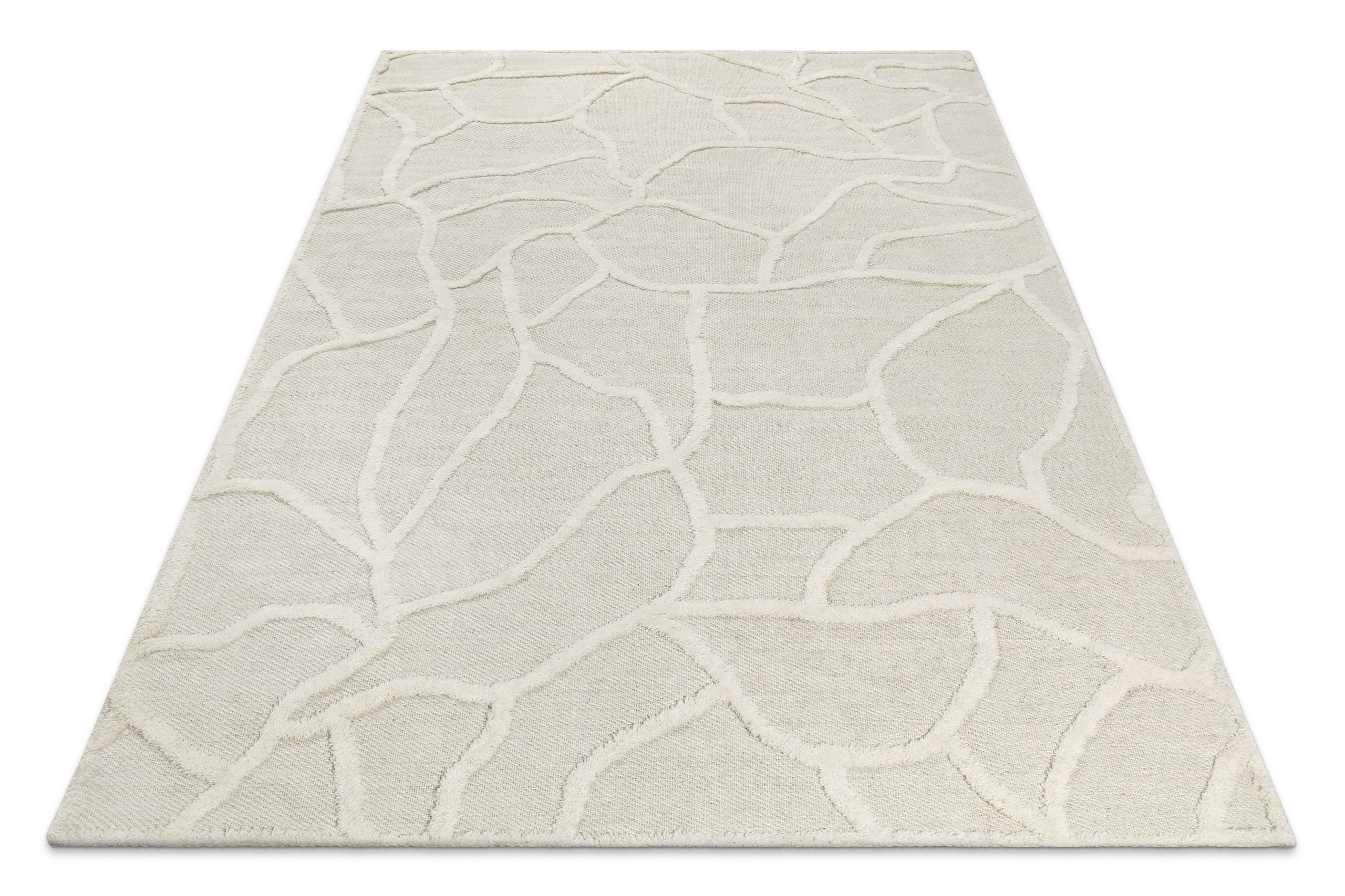 weconhome-hamptons-twentysix-kurzflor-teppich-creme-wei image 3
