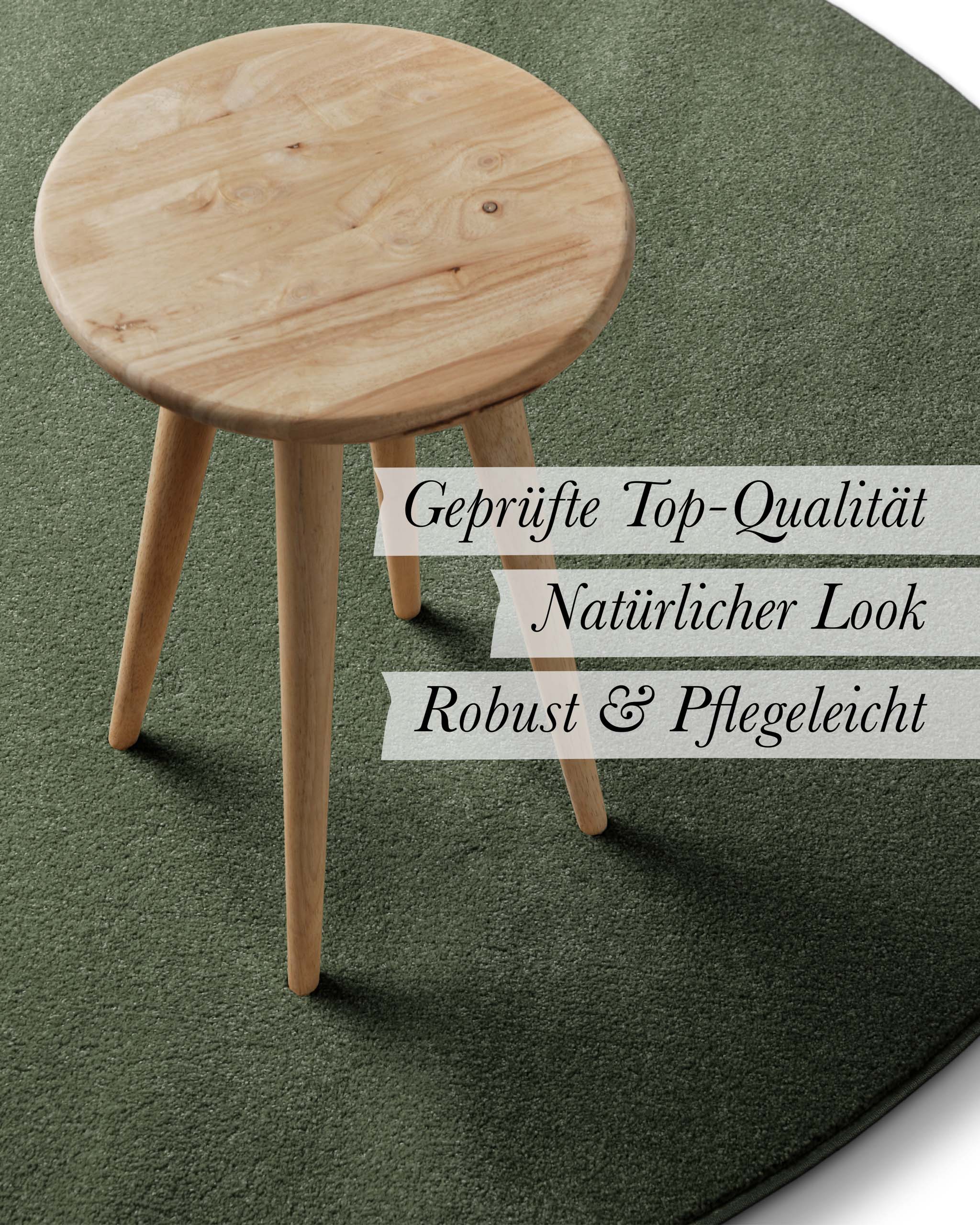 weconhome-freja-basics-kurzflorteppich-rund-laub-gr-n image 6