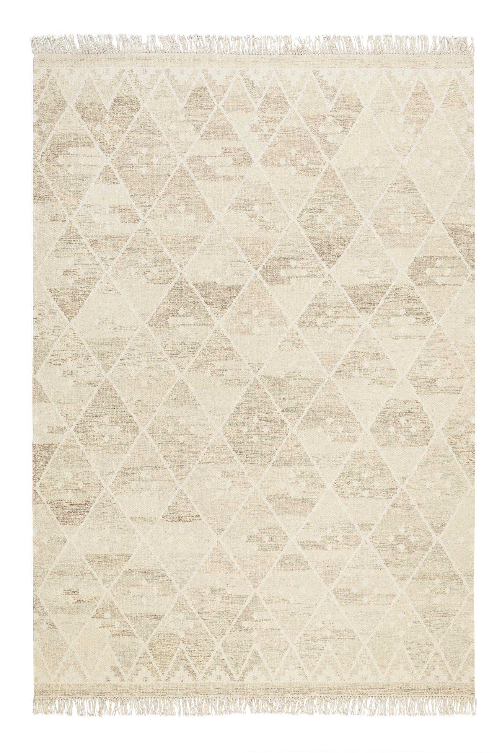 weconhome-green-looop-kelim-vermont-beige-braun-meliert-wolle image 1
