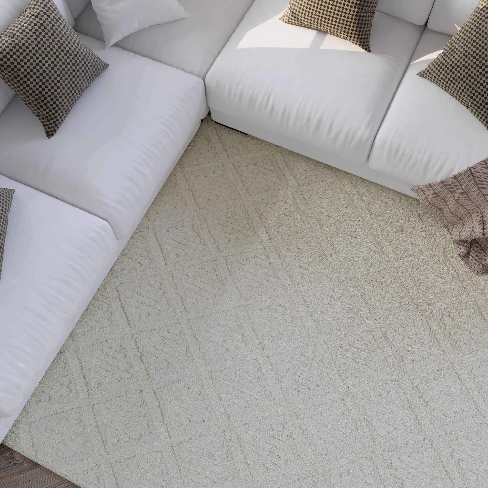weconhome-kurzflor-teppich-hamptons-seventeen-creme-wei-schurwolle-verschiedene- image 2