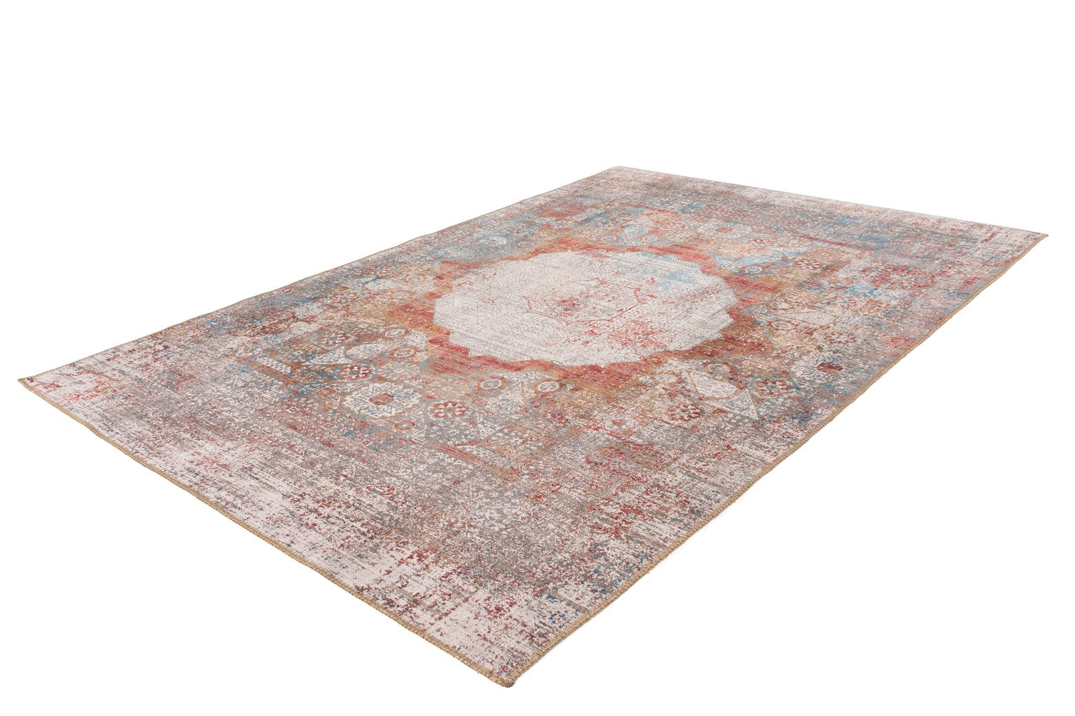 kayoom-faye-125-geprinteter-flachflorteppich-im-vintage-look-faye image 2