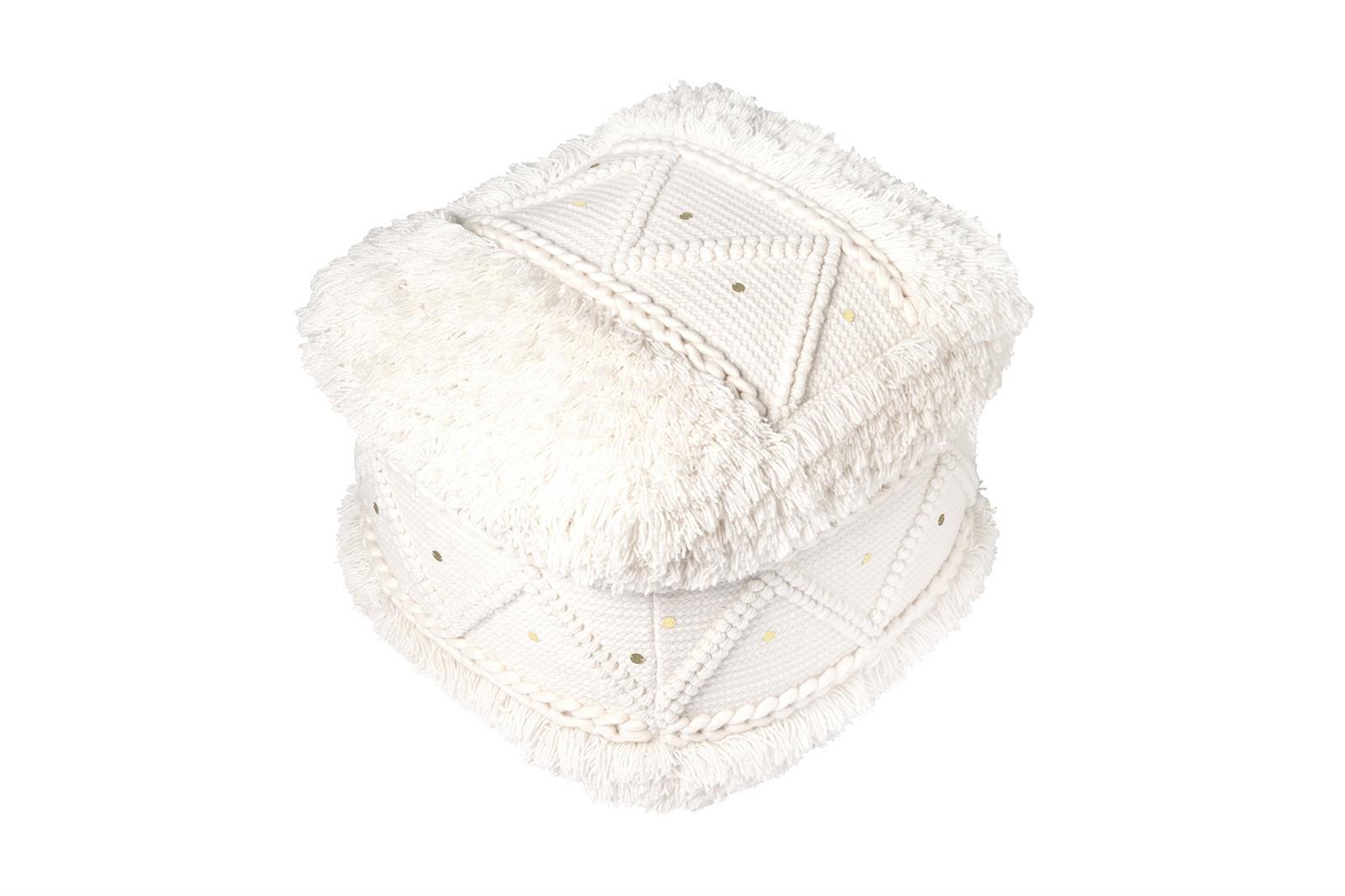 kayoom-pouf-bohist-525-hocker-im-boho-stil-mit-fransen-und-quasten image 3
