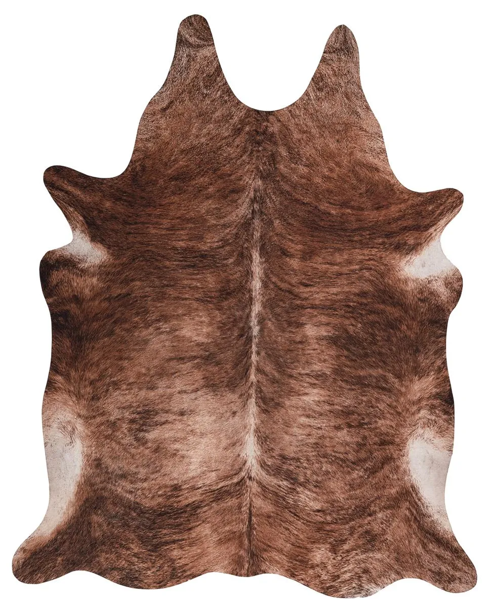 kayoom-sanari-204-braun-155-x-190-cm-veganes-kunstfell-im-naturlook image 1