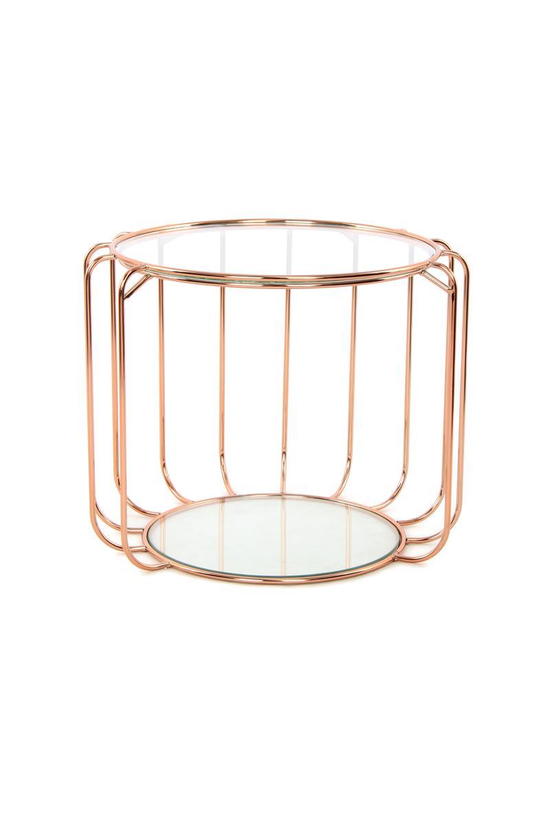 kayoom-beistelltisch-shirley-110-offener-couchtisch-mit-metallgestell-und-glaspl image 8