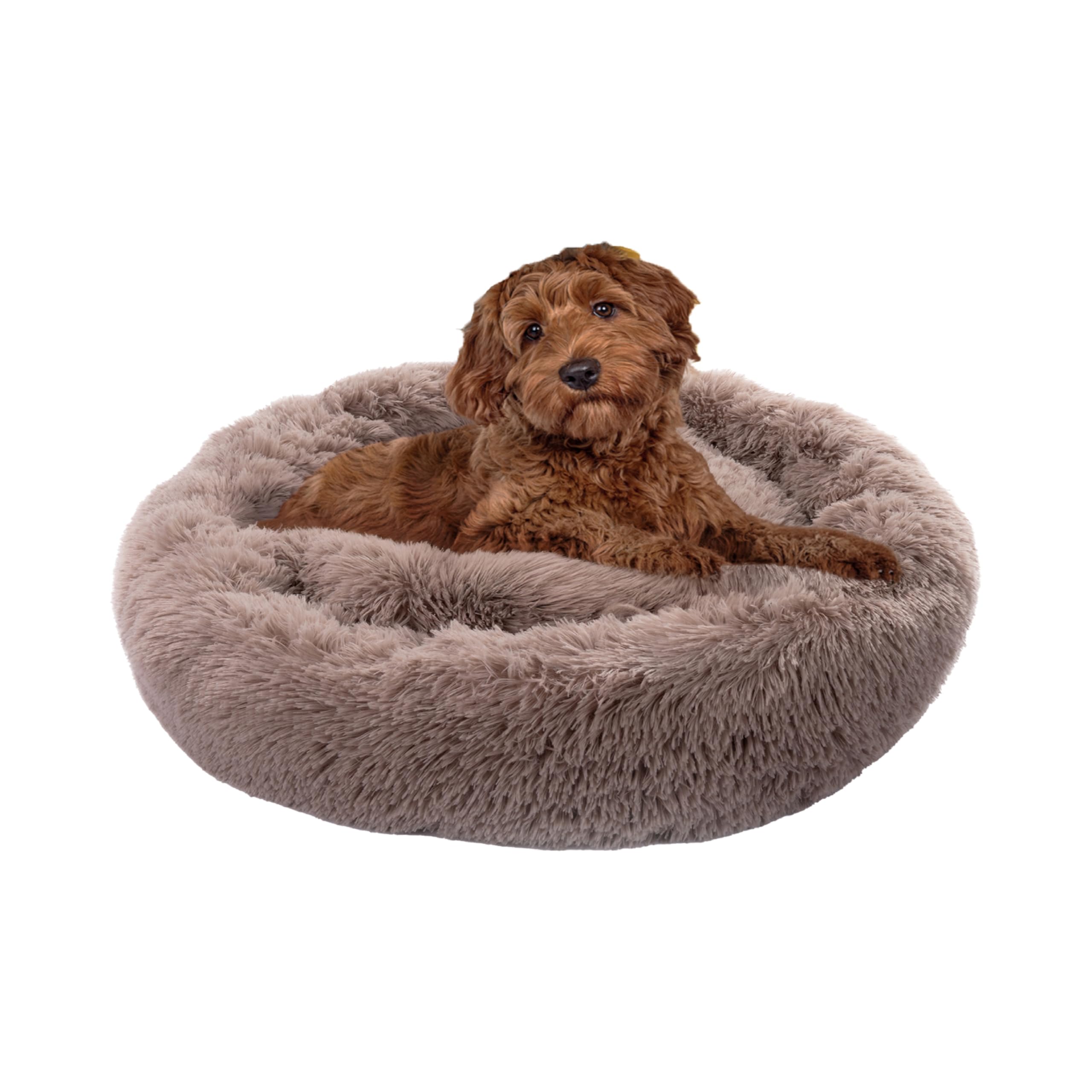 paco-home-pet-nest-donut-hundebett-katzenbett-beige-80-cm image 1