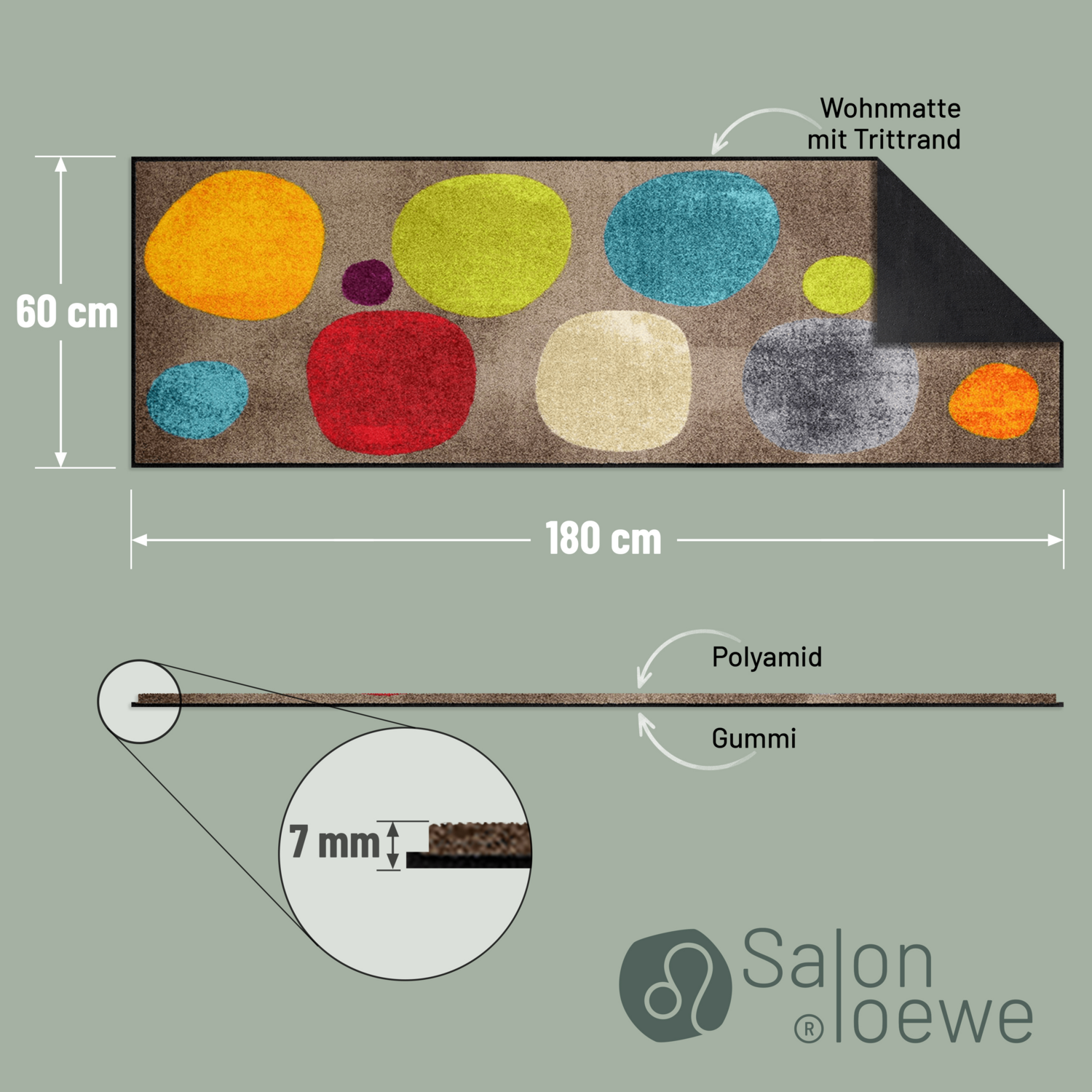 salonloewe-broken-dots-colourful-teppich-60-x-180-cm-moderner-schmutzfangteppich image 4