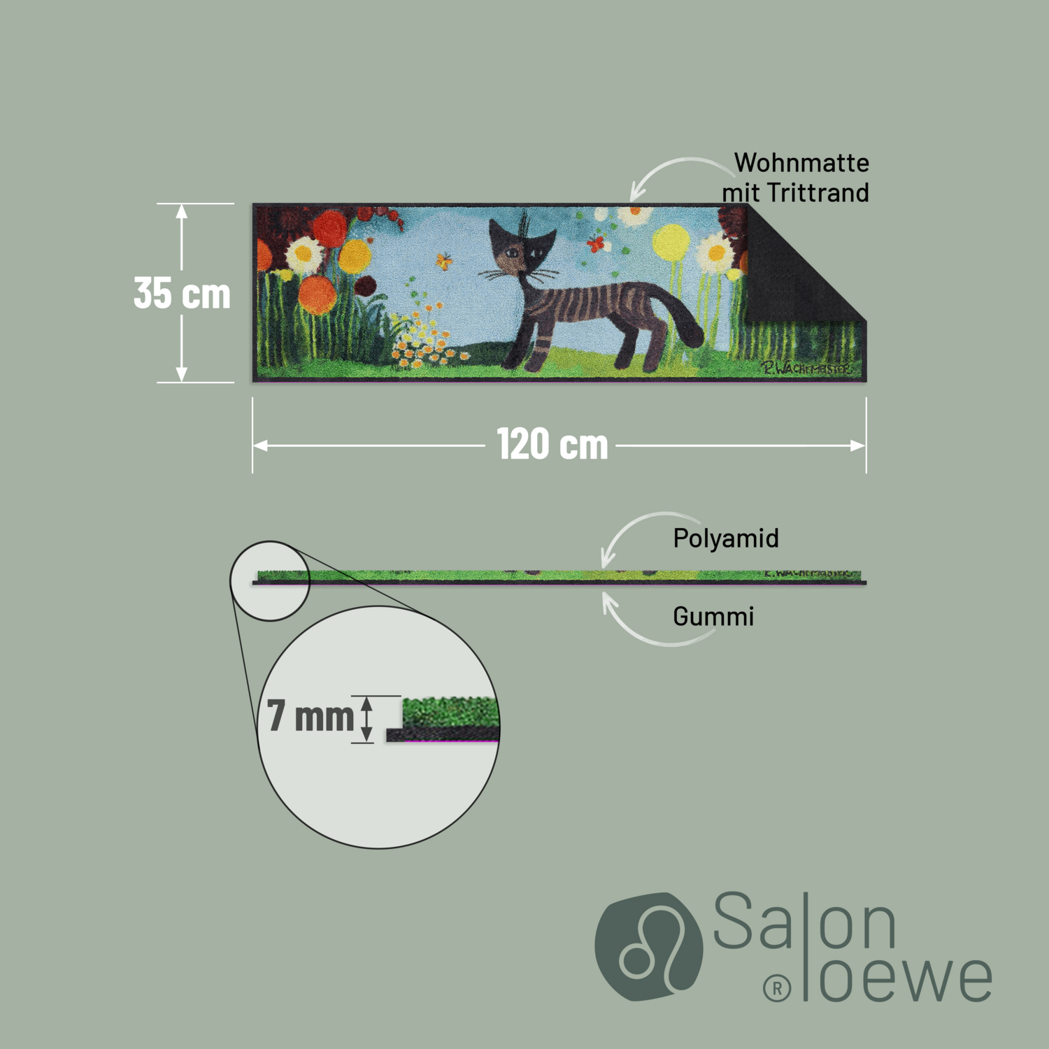 salonloewe-margherite-halb-rund-35-x-120-cm-fu-matte-mit-katzenmotiv-von-r-wacht image 4