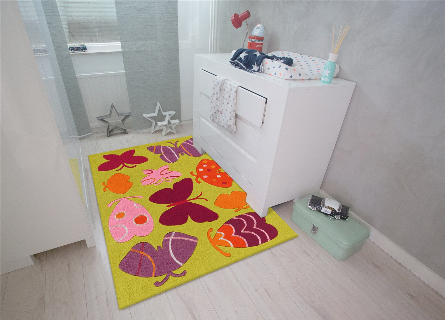 kayoom-spirit-glowy-3140-kinderteppich-mit-leuchtgarn-bunt-verschiedene-gr-en image 2