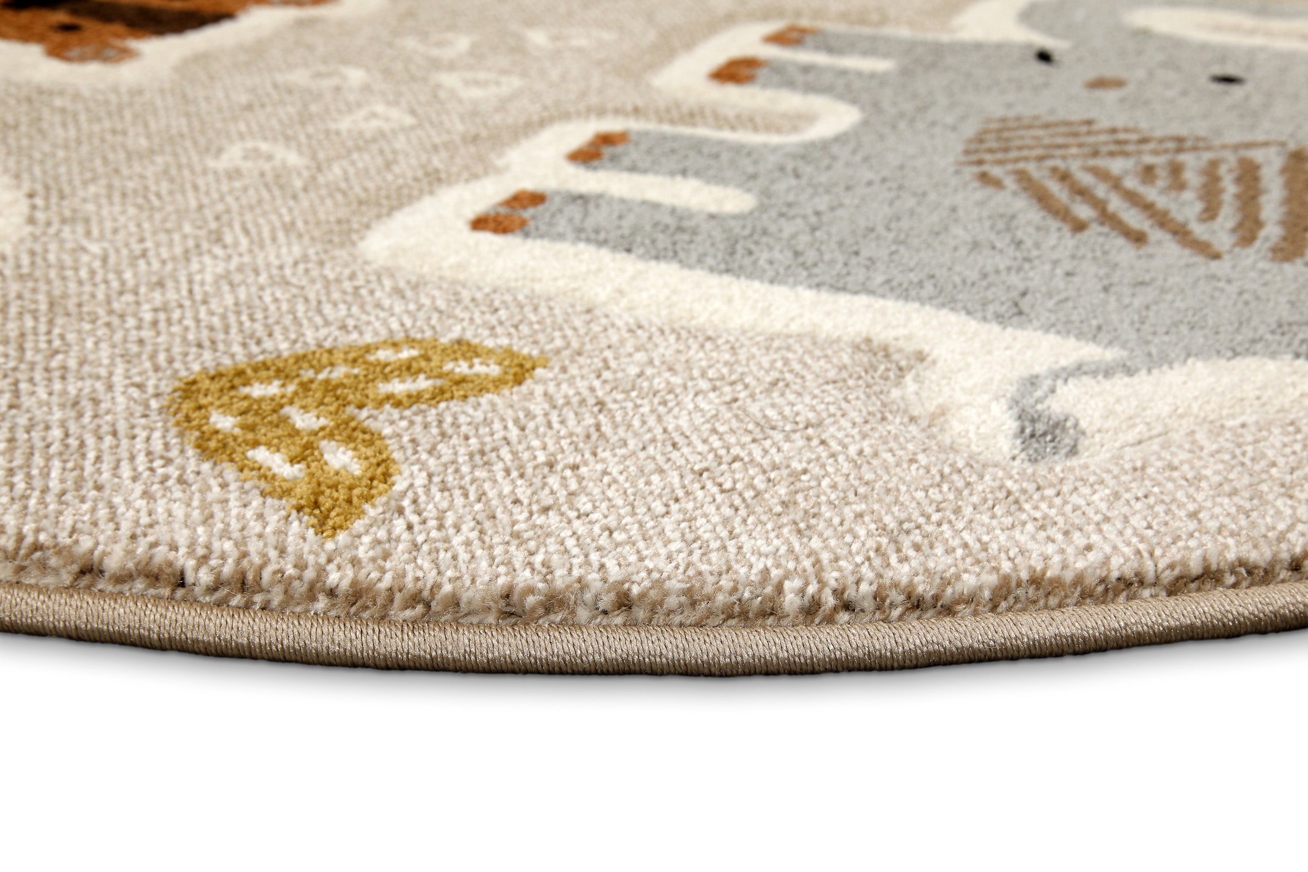 smart-kids-nala-friends-kinderteppich-rund-sand-beige-dschungel image 5