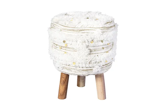kayoom-hocker-bohist-425-boho-style-hocker-mit-fransen-und-quasten image 1
