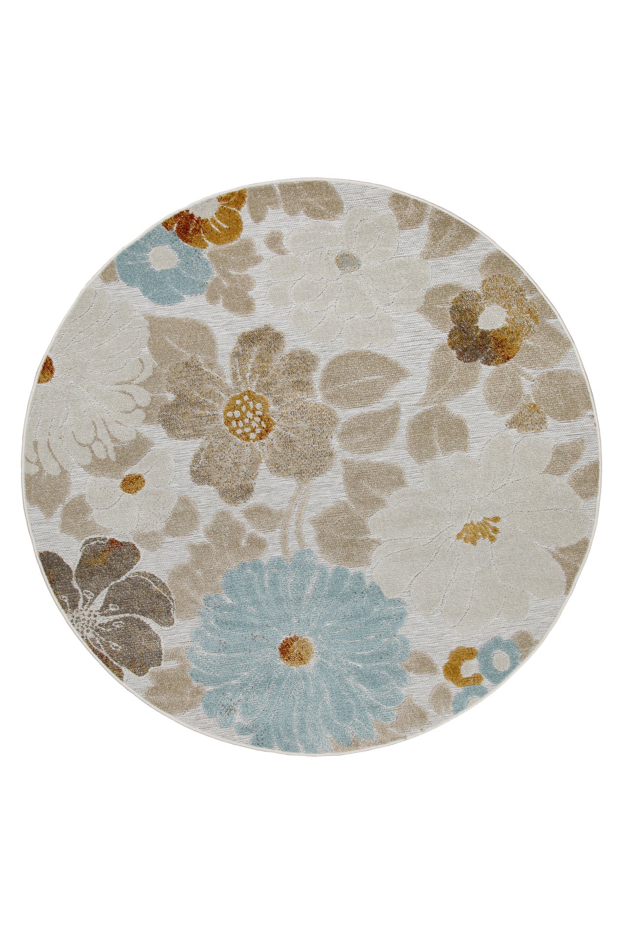 weconhome-beachflower-in-outdoorteppich-rund-beige image 2